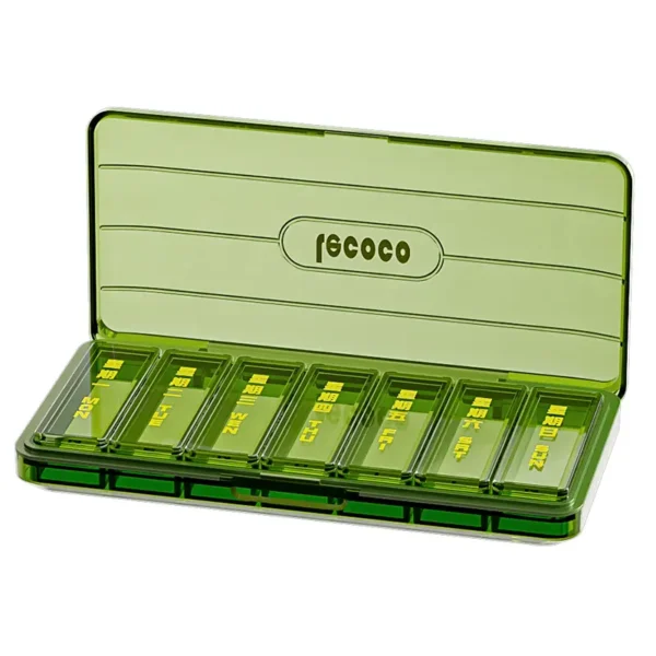7 Day Pill Organizer with 3 Times A Day Compartments (2)