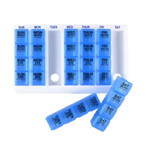7 Day Pill Organizer with 4 Daily Compartments (1)