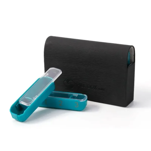 7 Day Pill Organizer with PU Leather Case BS1247J (3)