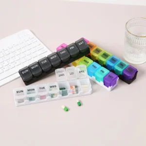 7 Day Removable Rainbow Pill Box (7)