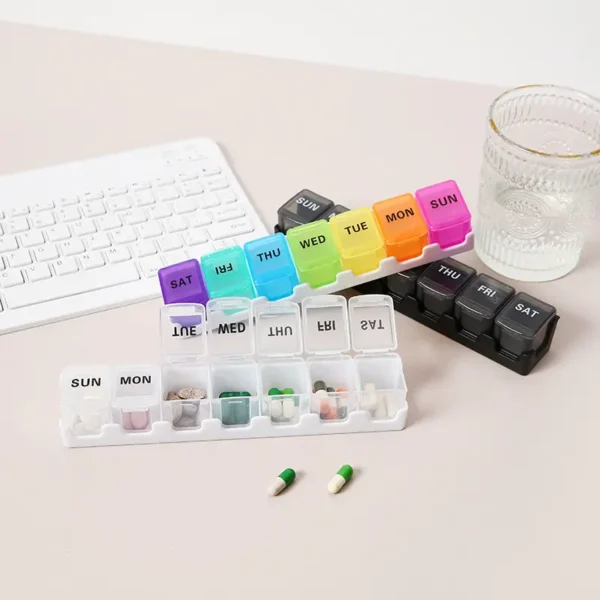 7 Day Removable Rainbow Pill Box (9)