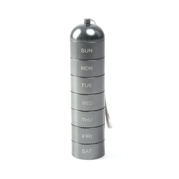 7 Day Waterproof Metal Pill Organizer (8)