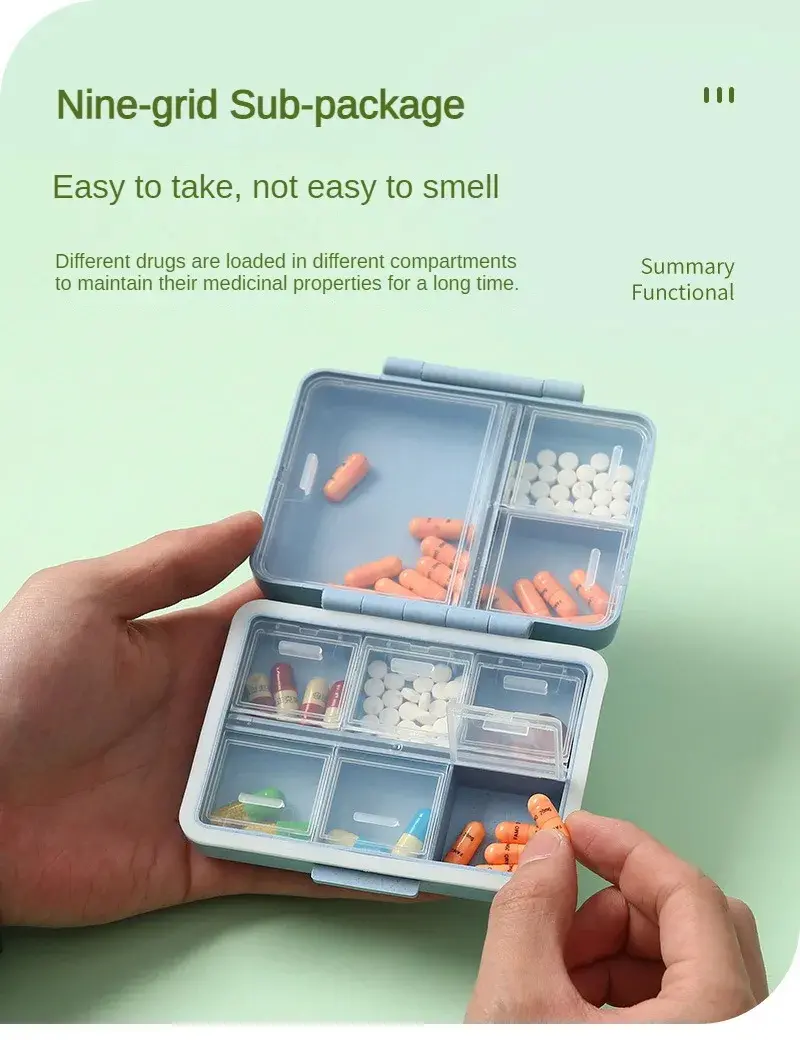 9 Compartment Pill Organizer BS1242J (3)