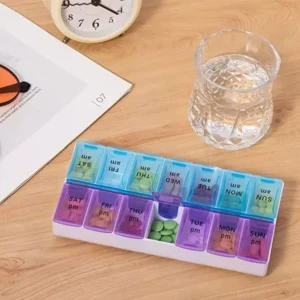 AM PM Weekly Pill Box BS0096J S (1)