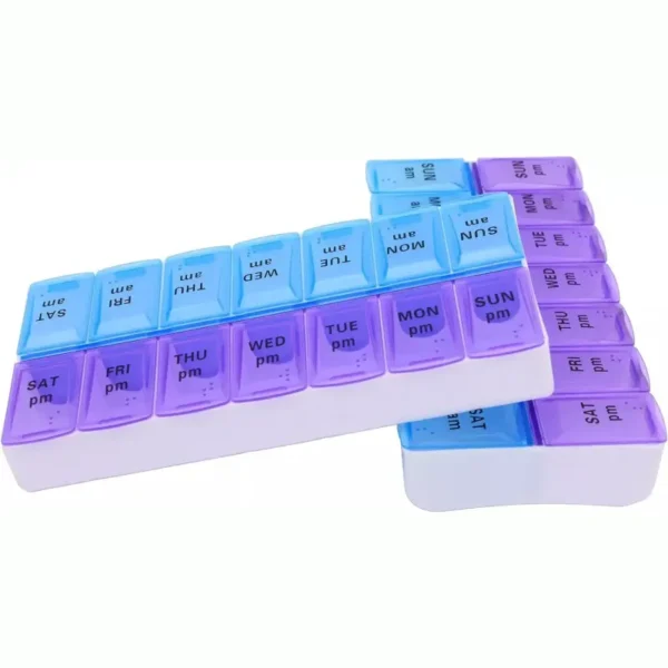 AM PM Weekly Pill Box BS0096J S (2)