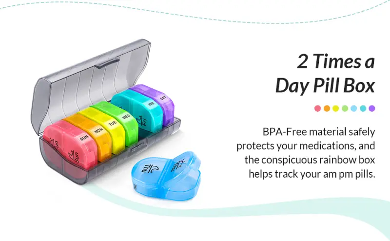 AM PM Weekly Pill Organizer (1)