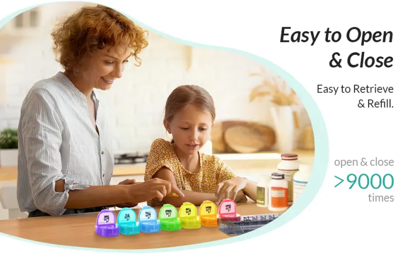 AM PM Weekly Pill Organizer (4)