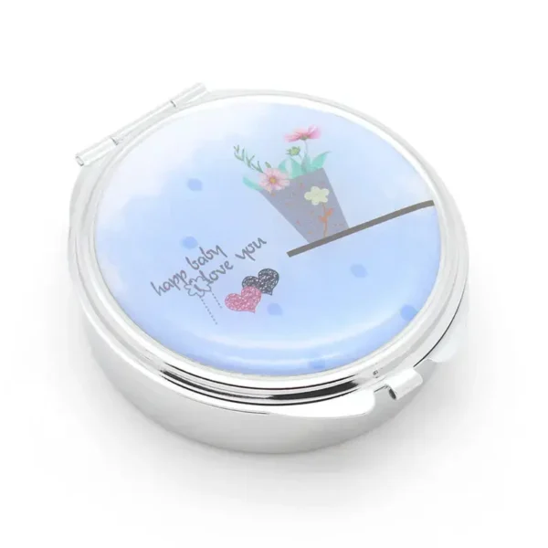 BS0670J Metal Pill Box with Mirror (2)