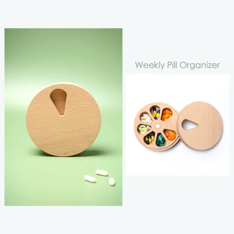 Bamboo Weekly Pill Organizer BS0780J (1)