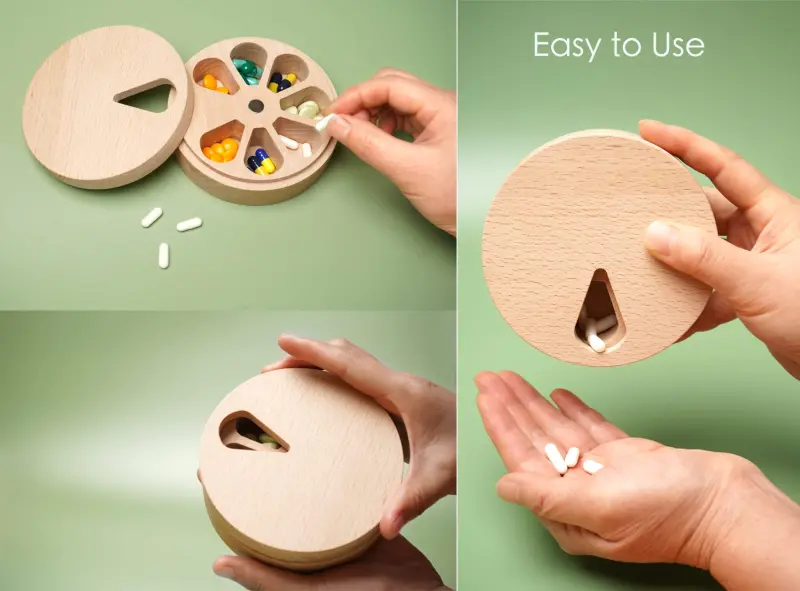 Bamboo Weekly Pill Organizer BS0780J (3)