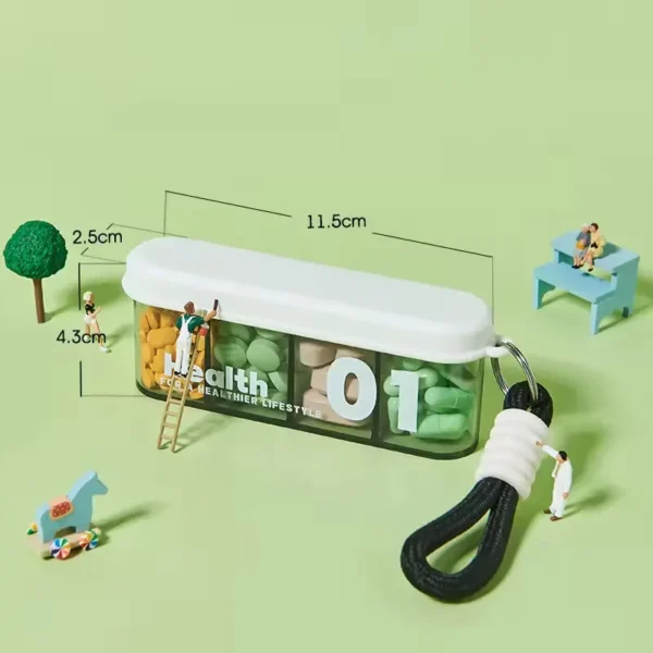 Compact Travel Pill Organizer – BS1290J (5)