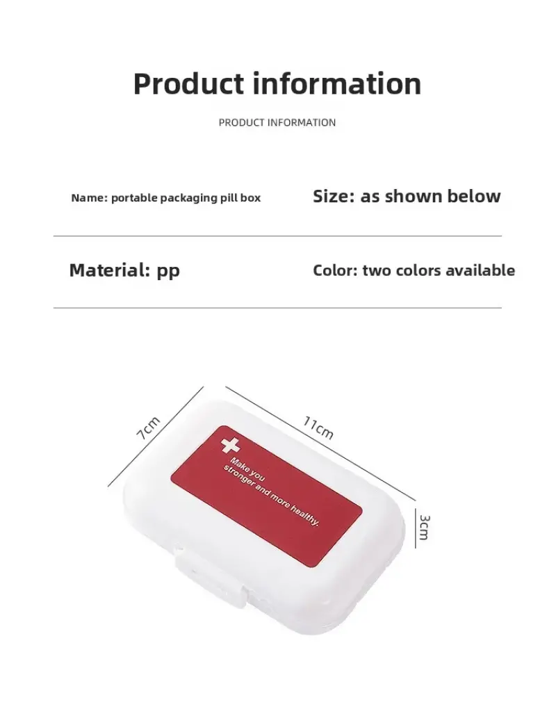 Compact Waterproof Pill Organizer (3)