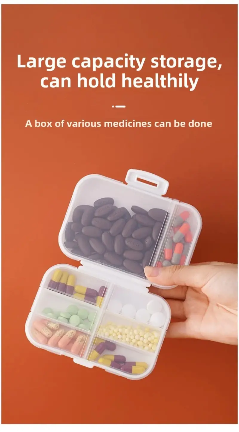 Compact Waterproof Pill Organizer (4)