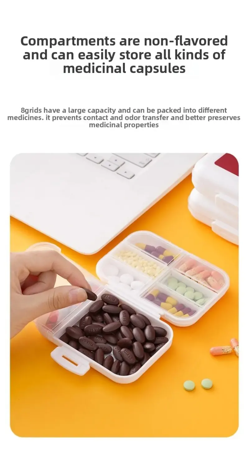 Compact Waterproof Pill Organizer (5)