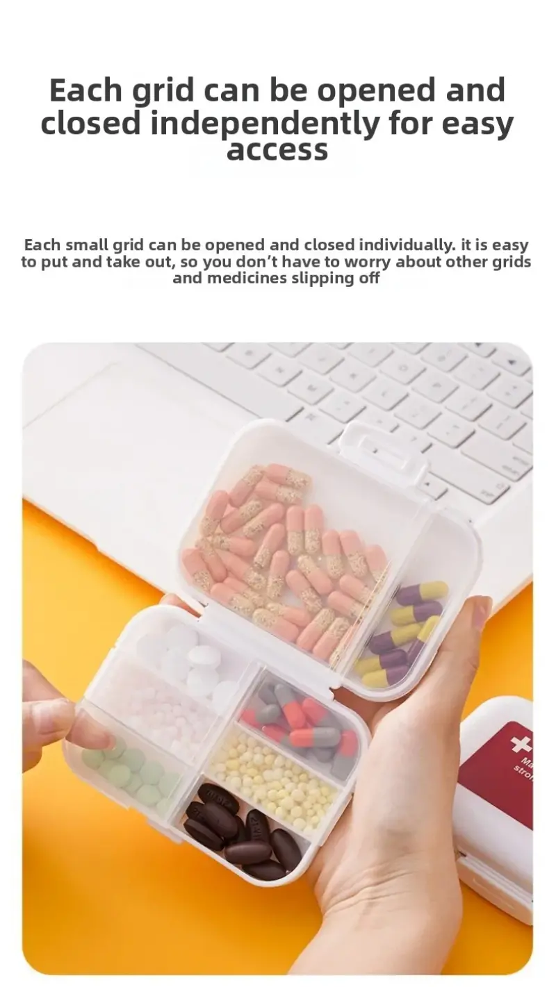 Compact Waterproof Pill Organizer (7)