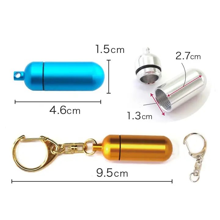 Durable Mini Aluminum Pill Box – BS0703J (4)