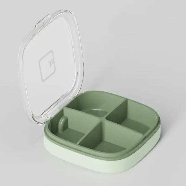 Flip Top 4 Compartment Pill Organizer (5)