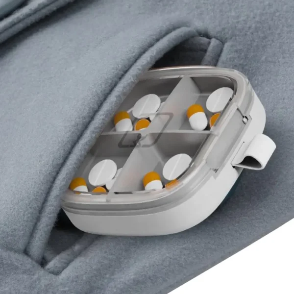 Flip Top 4 Compartment Pill Organizer (9)