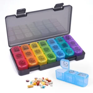 Large Capacity 7 Day Pill Organizer (14)