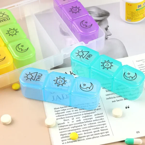 Large Capacity 7 Day Pill Organizer (2)