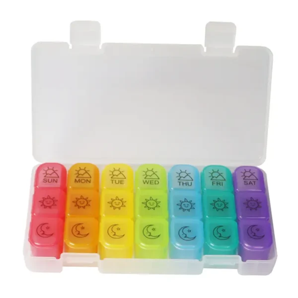 Large Capacity 7 Day Pill Organizer (7)