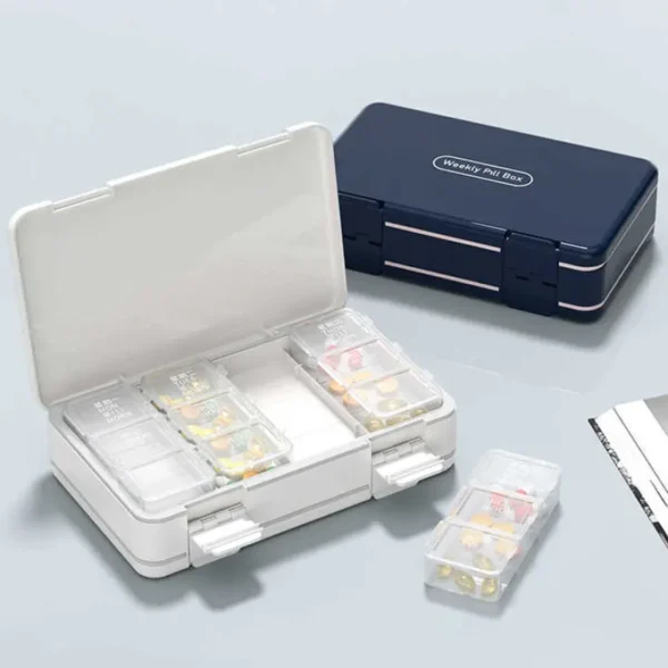 Large Capacity Weekly Pill Organizerroutine (7)