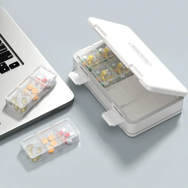 Large Capacity Weekly Pill Organizerroutine (8)