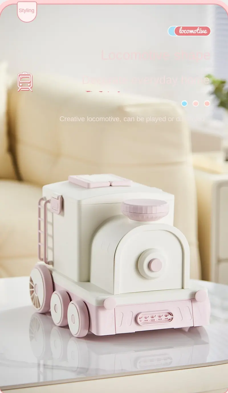 Locomotive Shape Pill Box Organizer BS1357J (2)