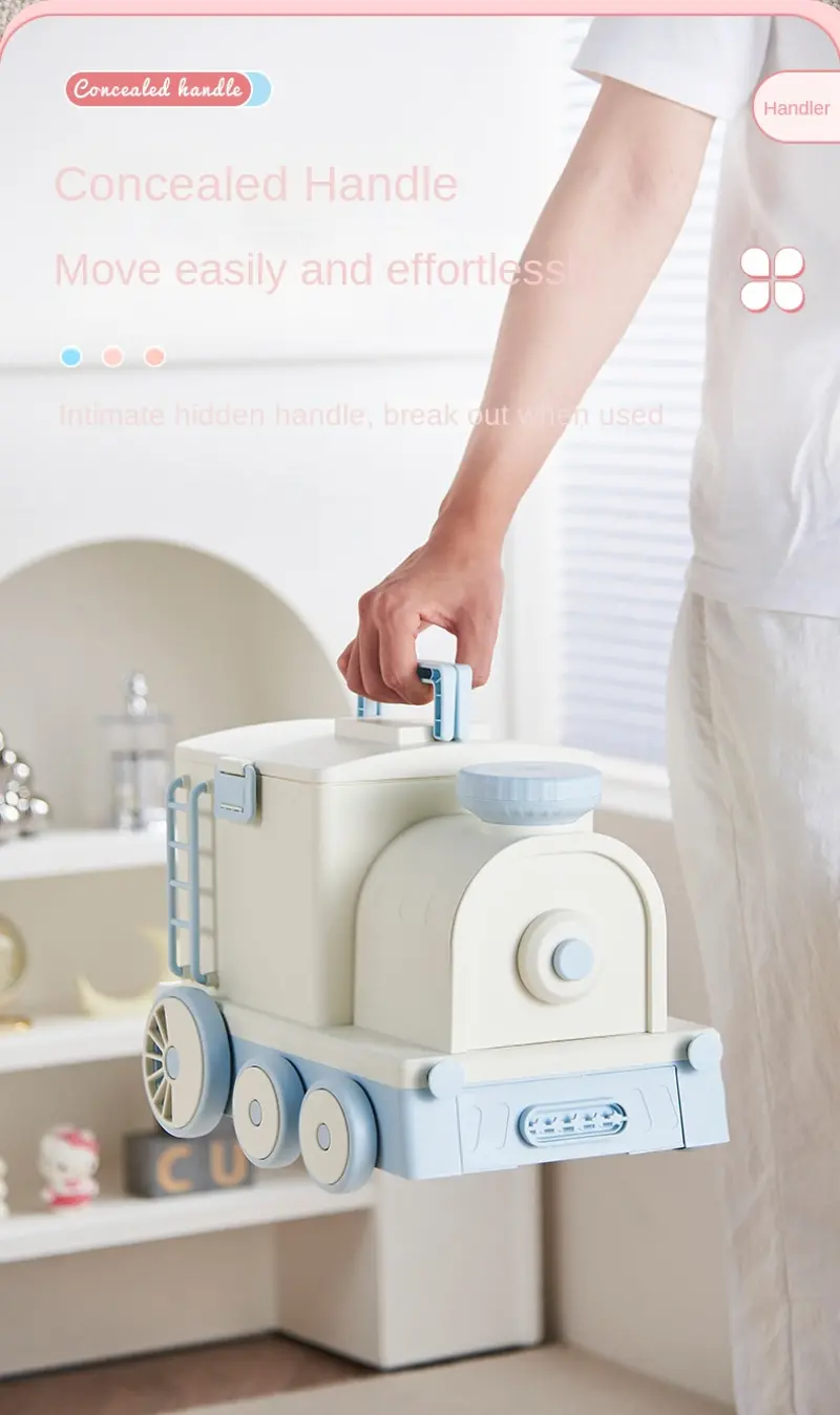 Locomotive Shape Pill Box Organizer BS1357J (6)