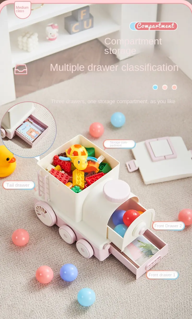 Locomotive Shape Pill Box Organizer BS1357J (7)