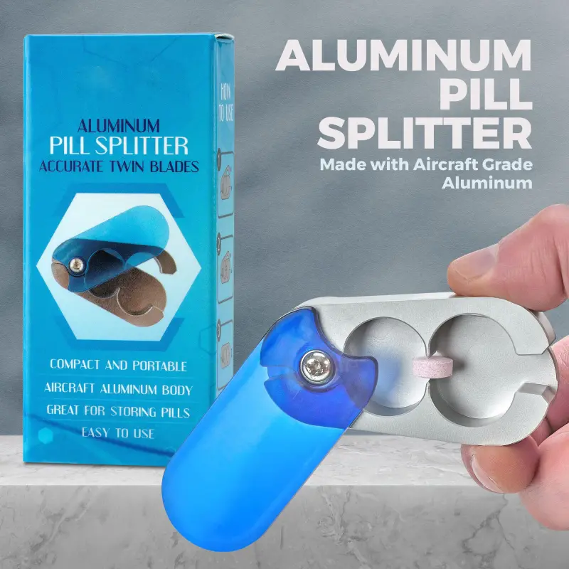 MEMOSAN Aluminum Pill Splitter BS0696J (1)