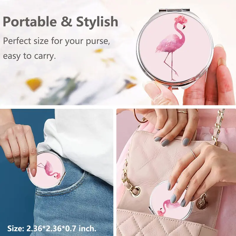 Metal Pill Box with Mirror (6)
