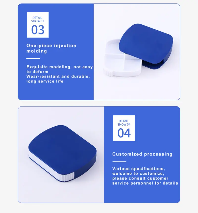 One Day 4 Compartment Sliding Pill Box – BS0818J (6)