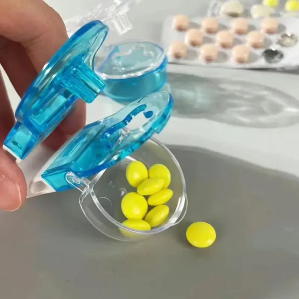 Pill Picker Pill Punch for Seniors Pill Divider with Storage Compartment (1)