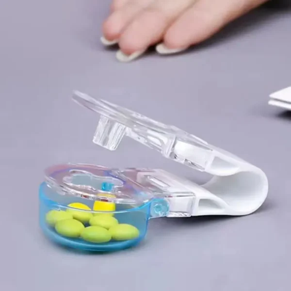 Pill Picker Pill Punch for Seniors Pill Divider with Storage Compartment (5)