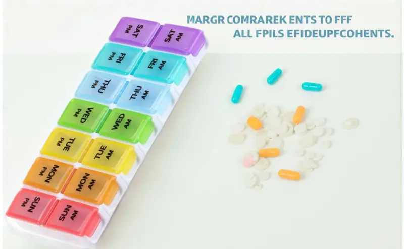 Portable 7 Day Pill Box with AMPM Compartments BS0753J (4)