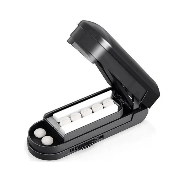 Portable Best Pill Cutter for Small or Large Pills Designed Cuts Vitamins Pill Splitter (3)