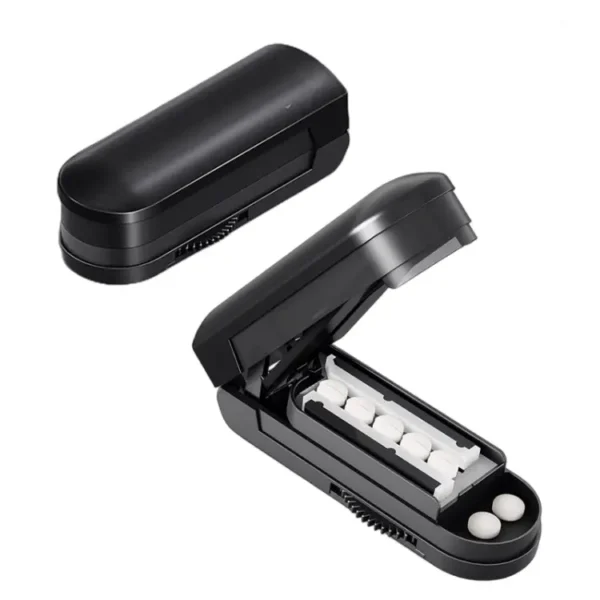 Portable Best Pill Cutter for Small or Large Pills Designed Cuts Vitamins Pill Splitter