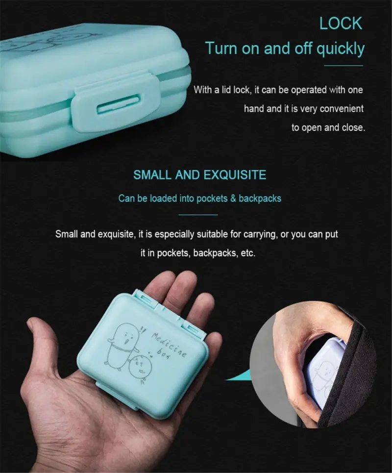 Portable Large Capacity Medicine Storage Box BS1322J (2)