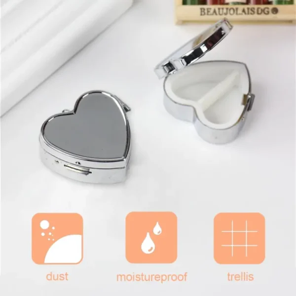 Portable Pill Box with Built in Mirror (1)