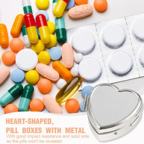 Portable Pill Box with Built in Mirror (3)