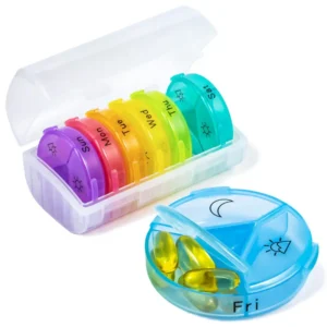 Portable Weekly Pill Box (6)
