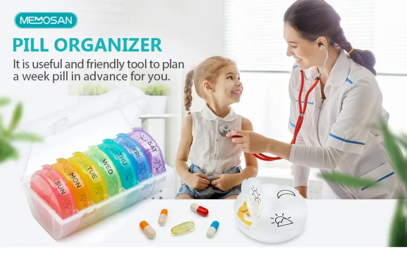 Portable Weekly Pill Box BS1235J (1) Portable Weekly Pill Box BS1235J (1)