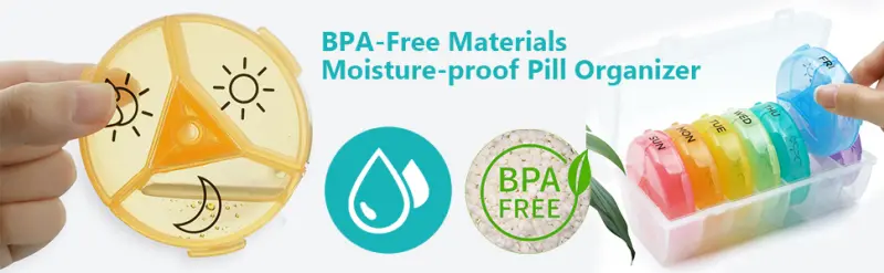 Portable Weekly Pill Box BS1235J (2) Portable Weekly Pill Box BS1235J (2)