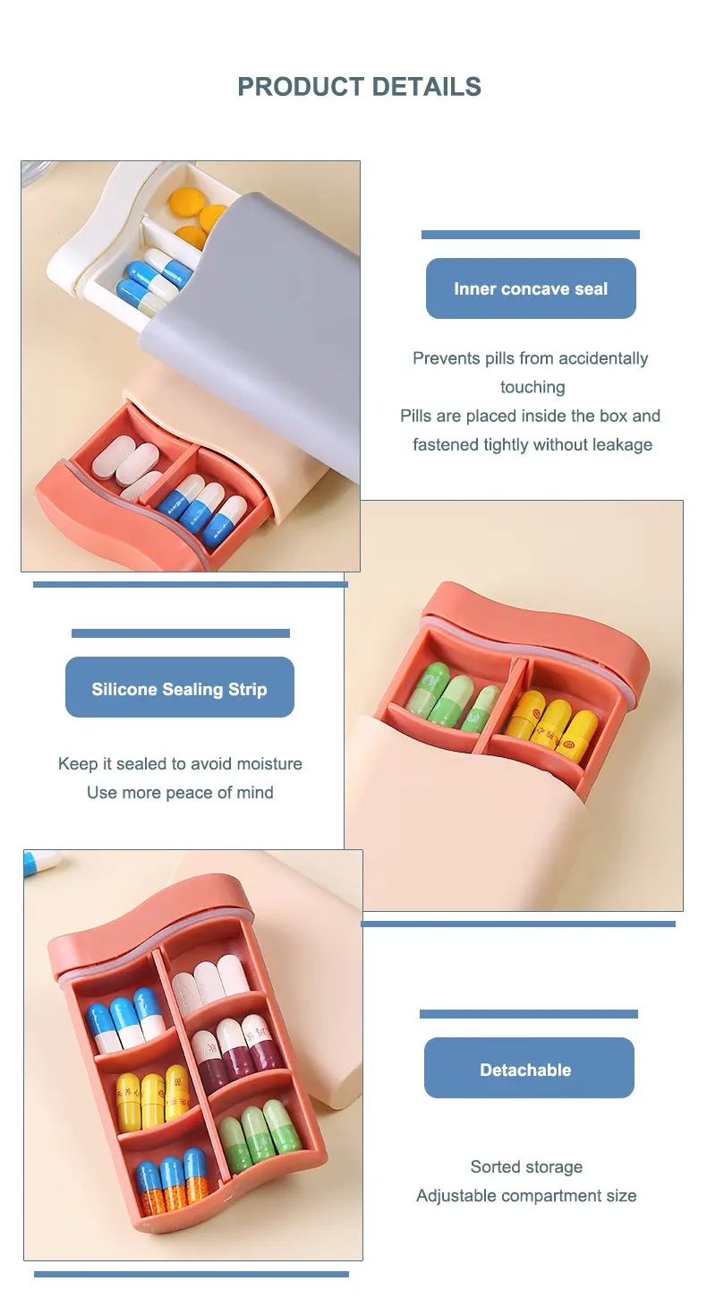 Portable pill box (11)