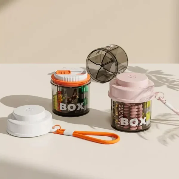 Rotating Pill Box Organizer (12)