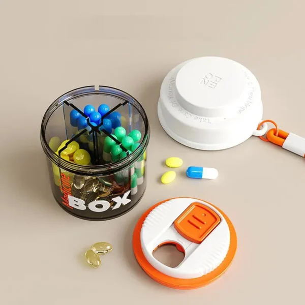 Rotating Pill Box Organizer (5)