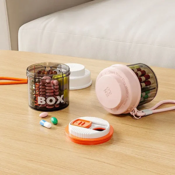 Rotating Pill Box Organizer (8)
