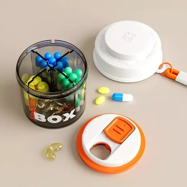 Rotating Pill Box Organizer (9)