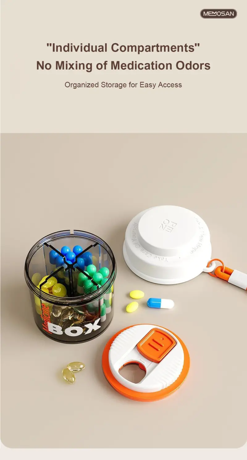 Rotating Pill Box Organizer BS1295J (3)